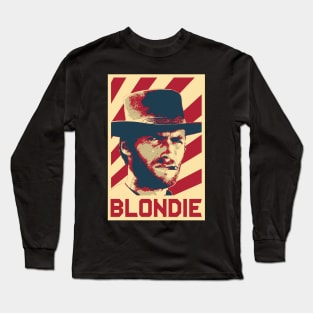 Clint Eastwood Blondie Retro Propaganda Long Sleeve T-Shirt